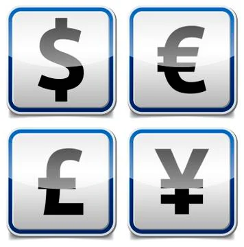 Money icon board Stock Illustration