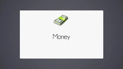 Money icon Stock Footage 40775689