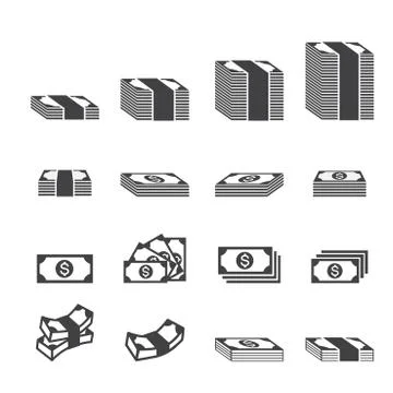 Money icon Stock Illustration