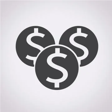 Money icon Illustrazione stock