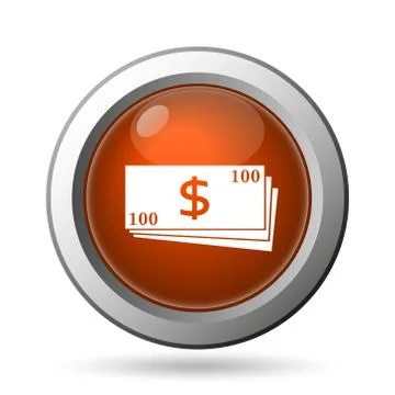 Money icon. internet button on white background.. Stock Illustration
