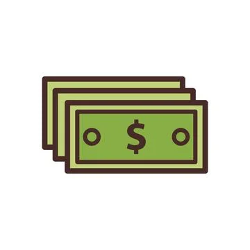 Money icon vector design templates Stock Illustration