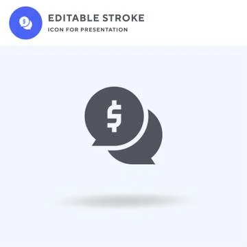 Money icon vector, filled flat sign, solid pictogram isolated on white, logo  イラスト素材