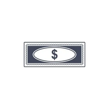 Money Icon Vector flat design style Stock Illustration
