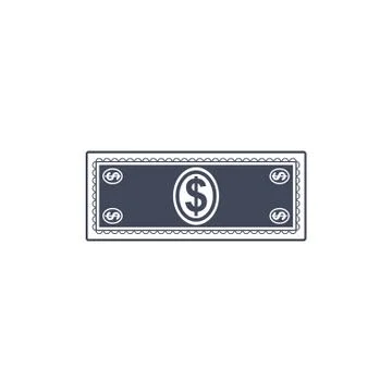 Money Icon Vector flat design style Stock Illustration