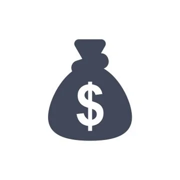 Money Icon Vector flat design style Stock Illustration