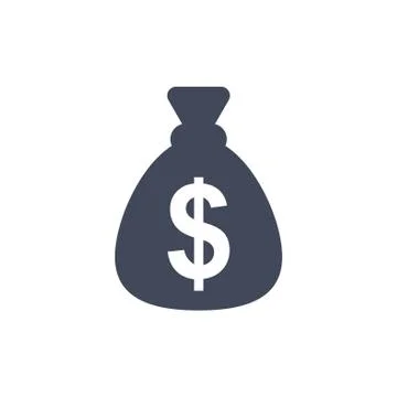 Money Icon Vector flat design style Stock Illustration