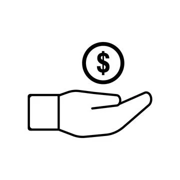 Money icon vector Stock Illustration