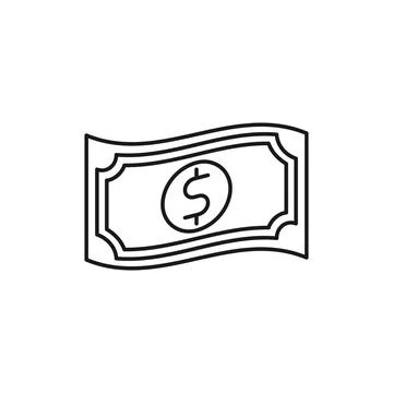 Money icon Vector Illustration. Dollar Money icon vector design concept for P Stock-Illustration
