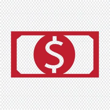 Money icon Vector Illustration Stock Illustration