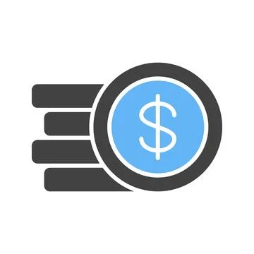 Money icon vector image. Stock Illustration