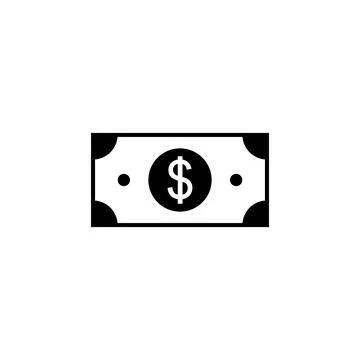 Money icon vector. Money vector icon Stock Illustration