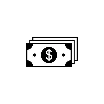Money icon vector. Money vector icon Stock Illustration