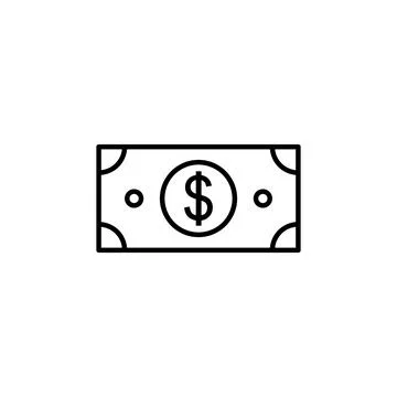 Money icon vector. Money vector icon. Illustrazione stock