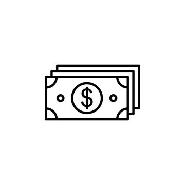 Money icon vector. Money vector icon. Illustrazione stock