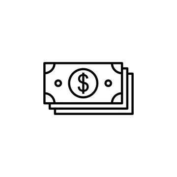 Money icon vector. Money vector icon. Stock Illustration