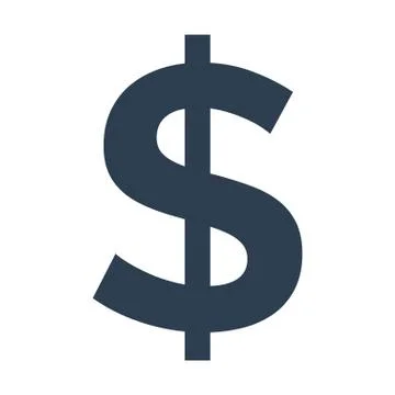 Money icon on white background. Stock Illustration