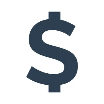 Money icon on white background. Stock Illustration
