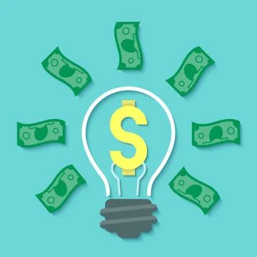 Money idea concept 스톡 일러스트