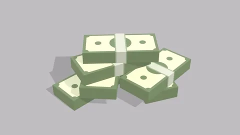 Money Increasing And Decreasing Animation. 库存影片 290991689