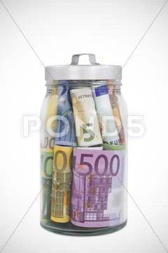 Money jar Stock Photos