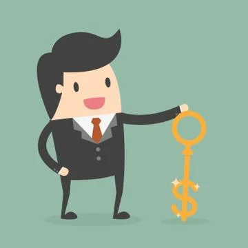 Money Key. Stockillustratie