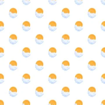 Money laundering concept seamless pattern with gold coins and bubbles Illustrazione stock