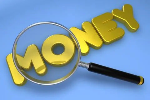 Money letter Stock-Illustration