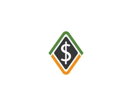 Money logo vector template Illustrazione stock