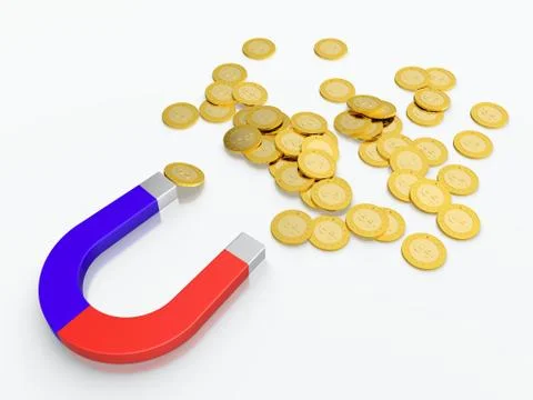 Money magnet Stock Illustration