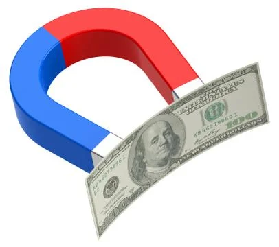 The money magnet Stock Illustration