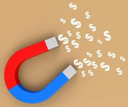 The money magnet Stock Illustration