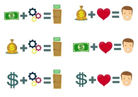 Money making formula. Stock Illustration