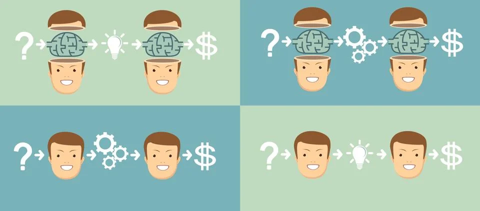 Money making formula. Stock Illustration
