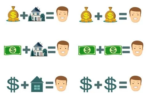 Money making formula. Stock Illustration