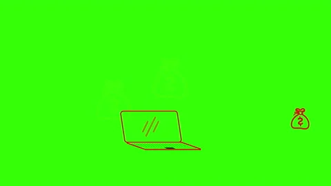 Money making technology concept Stock Footage 197530910