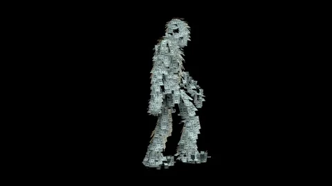 Money Man Walking Side View Loop Stock Footage 97127702