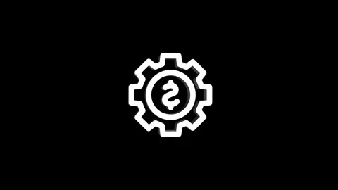 Money management 3D rendering rotating gear mechanism wheel for teamwork su.. Stock Footage 313463608
