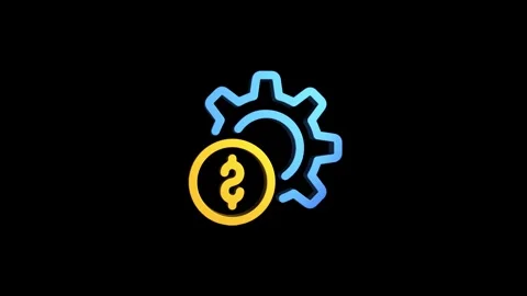 Money management 3D rendering rotating gear mechanism wheel for teamwork su.. 動画素材 313463610