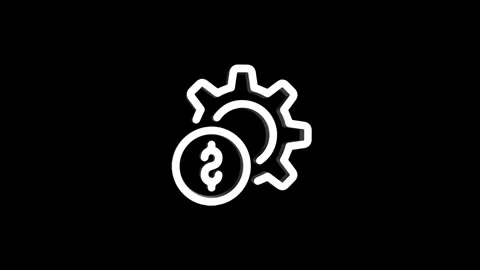Money management 3D rendering rotating gear mechanism wheel for teamwork su.. Stock Footage 313463618