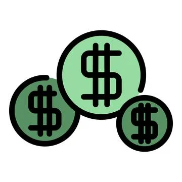 Money management icon vector flat イラスト素材