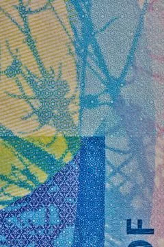 Money notes texture close-up macro Foto stock