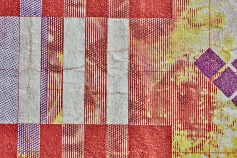 Money notes texture close-up macro Stock Photos