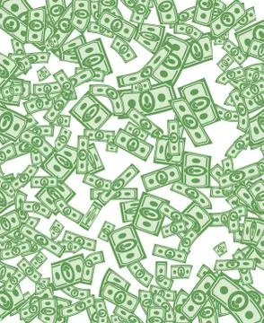 Money pattern. Money background from dollars Stock Illustration