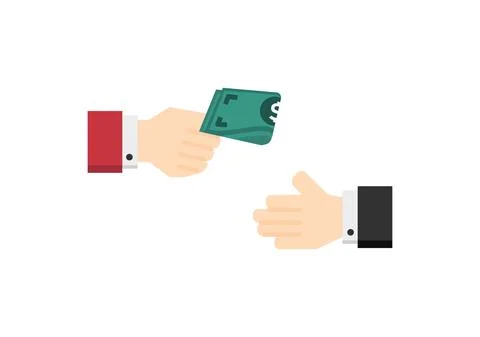 Money payment action vector isolated on white background 06 Stock Illustration