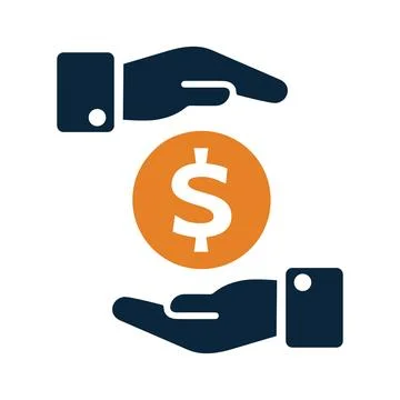 Money, payment icon. Vector graphics. Stock Illustration