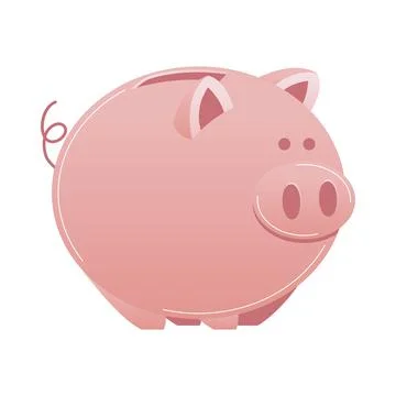 Money piggy icon Stock Illustration
