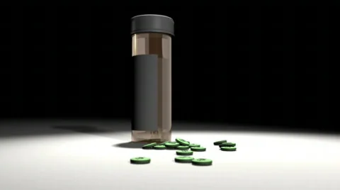 Money Pills Stock Footage 368477