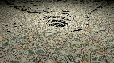 Money pit  Stock Footage 288638