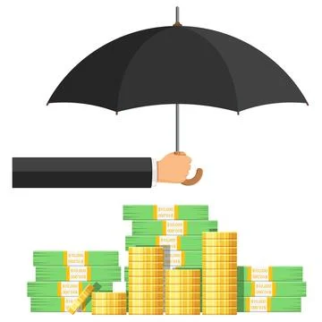 Money Protection Concept Stock Illustration